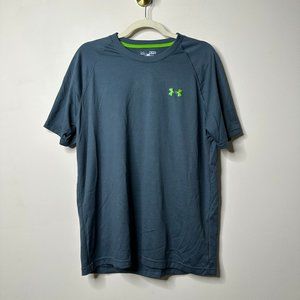 Under Armour Blue Loose Fit HeatGear Shirt Men's Medium